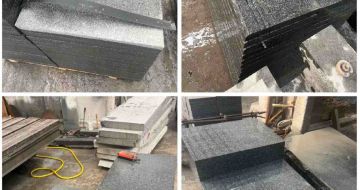 景德镇 芝麻黑地铺石材