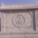 景德镇 芝麻白花岗岩屏风，照壁，影壁