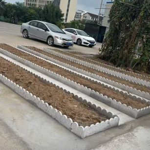 景德镇 花边石、花围石、花园石安装效果