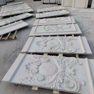 景德镇 芝麻白干挂雕花板