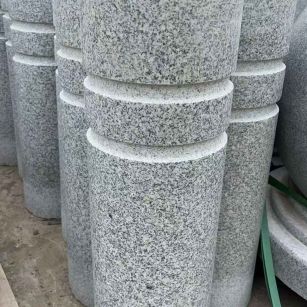 景德镇 芝麻白花岗岩挡车柱、隔离柱多少钱