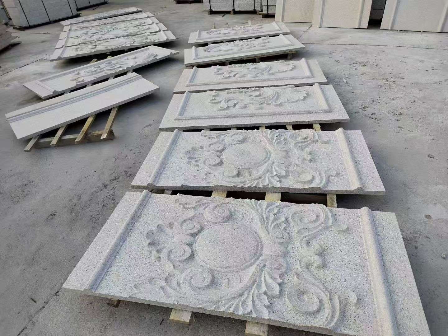 景德镇 芝麻白干挂雕花板