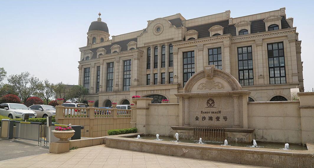 景德镇花岗岩黄金麻建筑外墙干挂案例