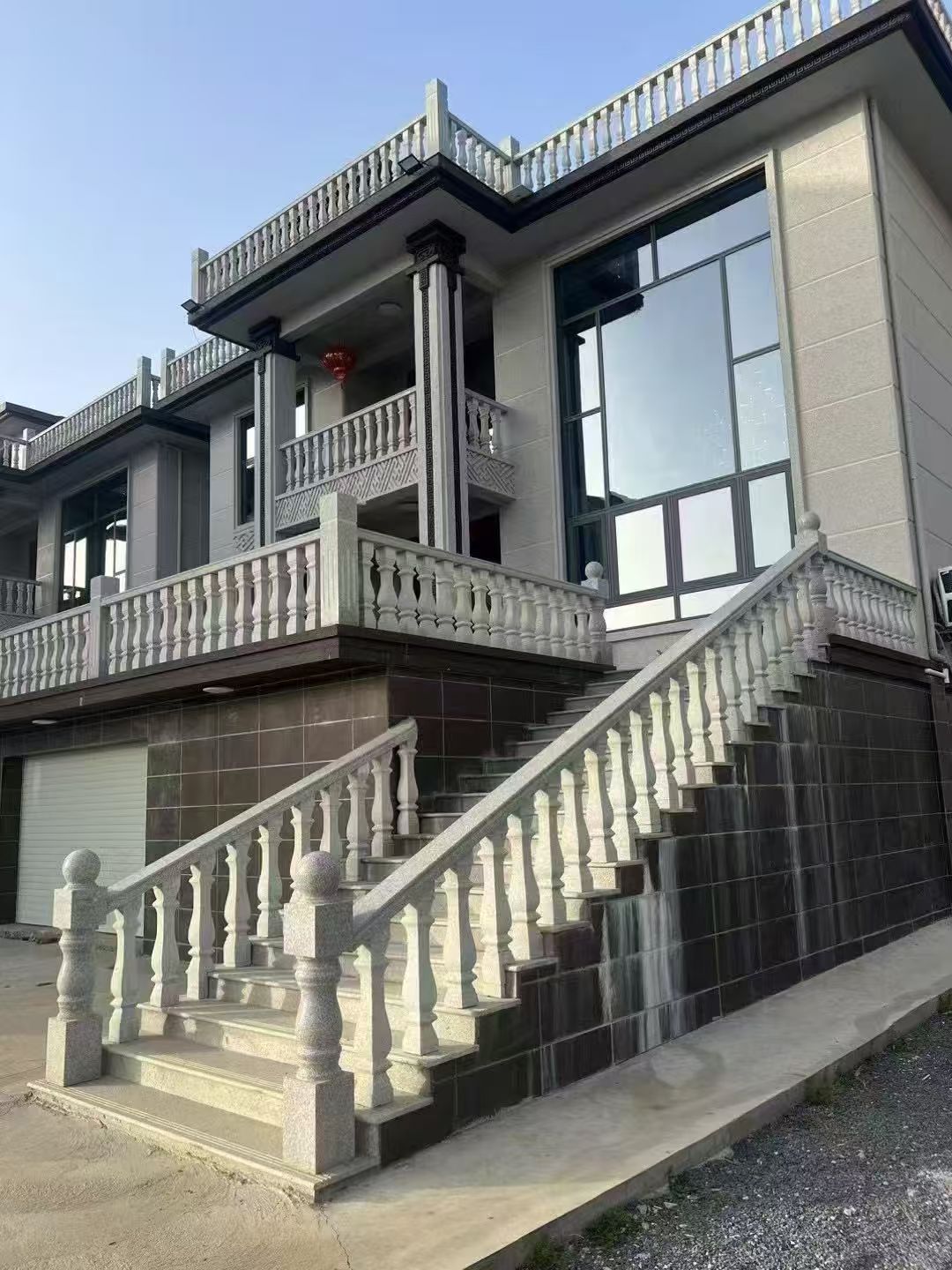 景德镇 芝麻白别墅阳台栏杆，楼梯栏杆