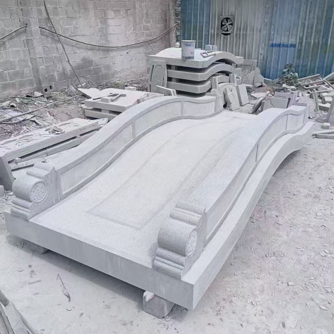 景德镇 芝麻灰花岗岩园林景观 小石桥