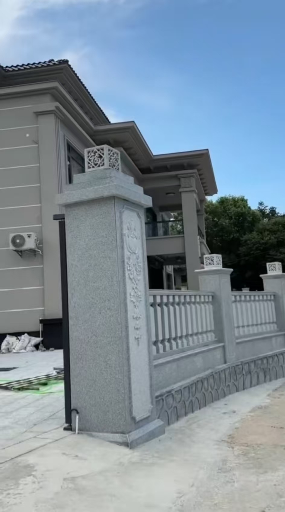 景德镇 芝麻白别墅围墙栏杆，私人订制