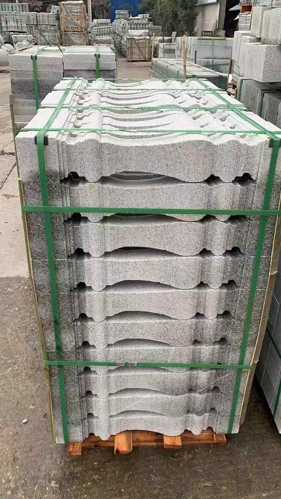 景德镇 芝麻白方形拉丝面，栏杆花瓶柱